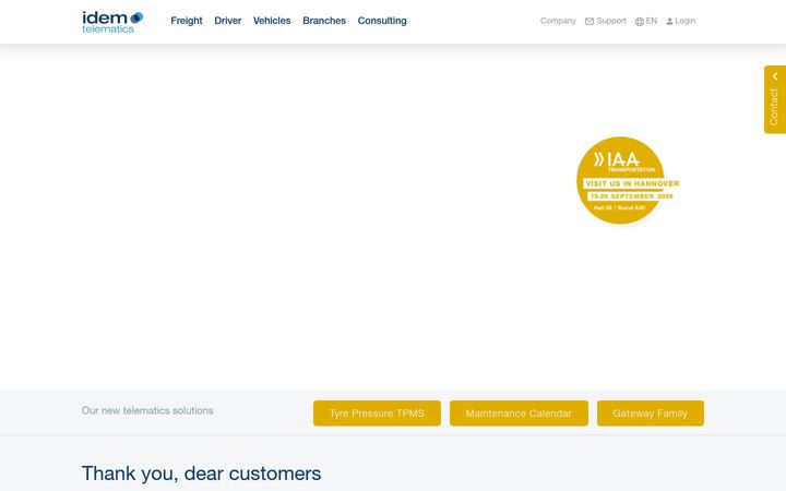 Екранна снимка на idemtelematics.com