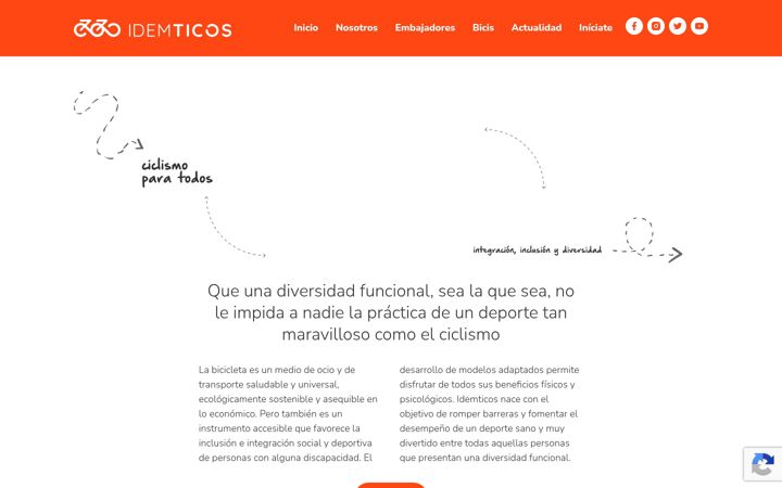 Screenshot of idemticos.org
