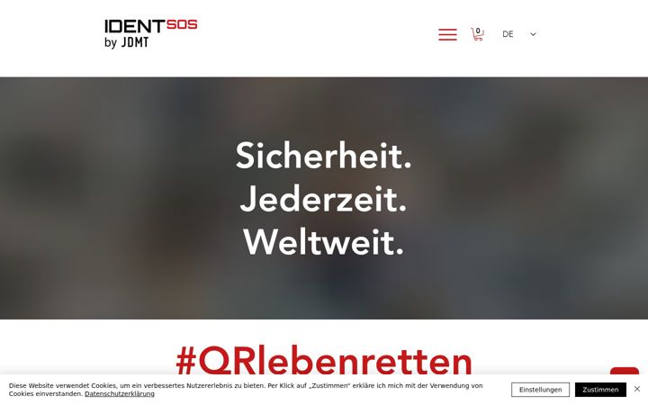 Screenshot of ident-sos-shop.ch