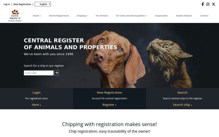 Screenshot of identifikace.cz