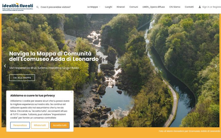 Screenshot of identitafluenti.it