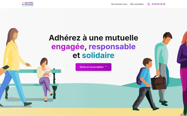 Screenshot of identitesmutuelle-devisenligne.com