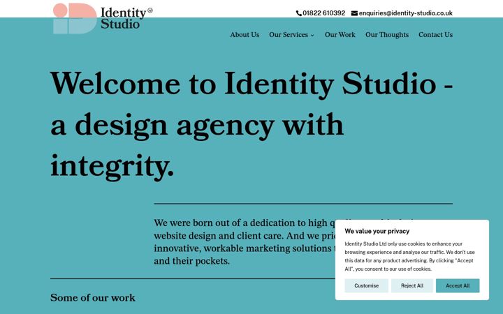 Screenshot of identity-studio.co.uk