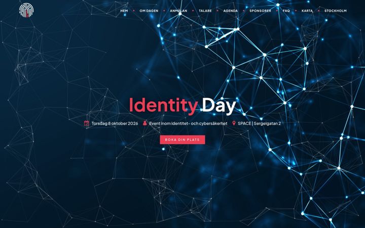 Screenshot of identityday.se