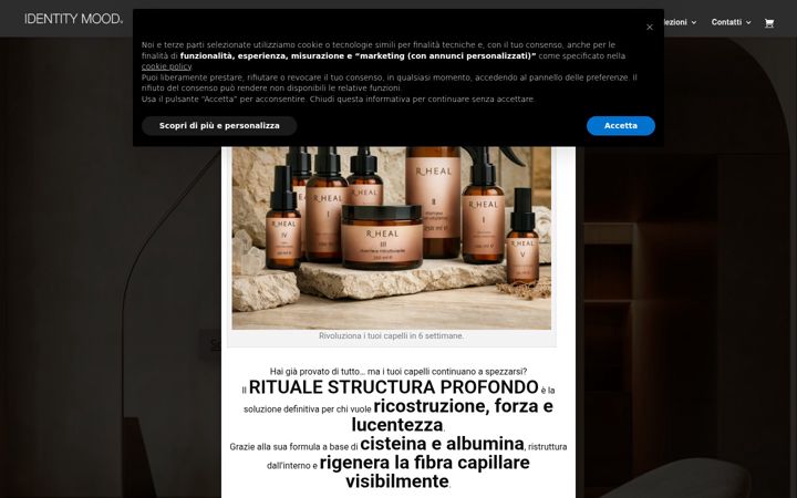Screenshot stránky identitymood.com