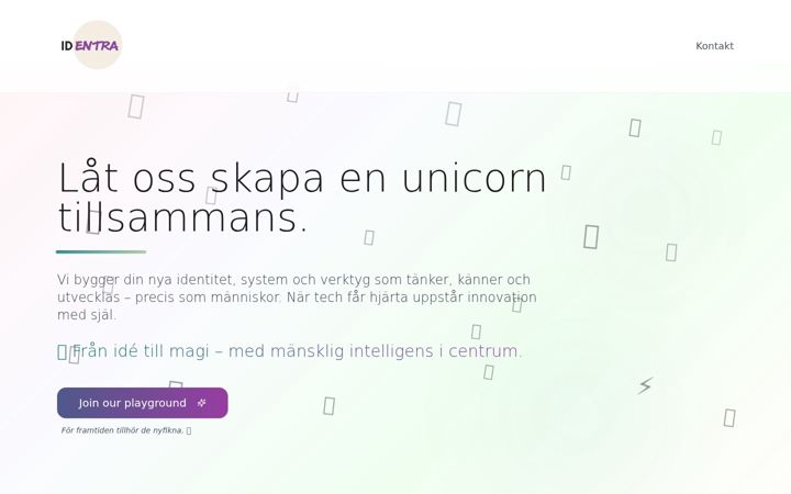 Screenshot of identra.se