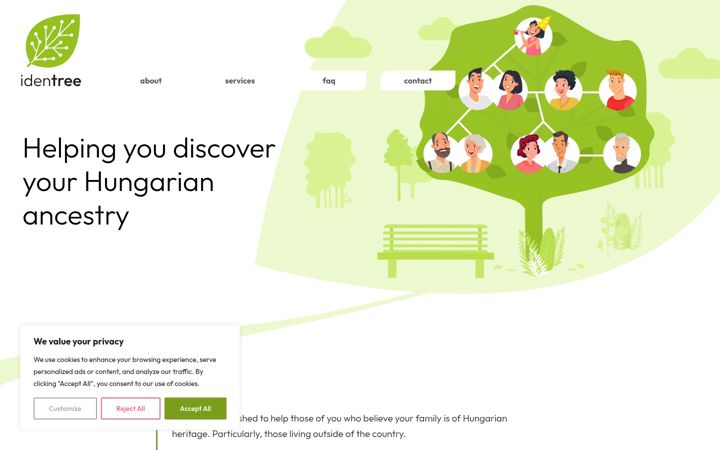 Screenshot of identree.com