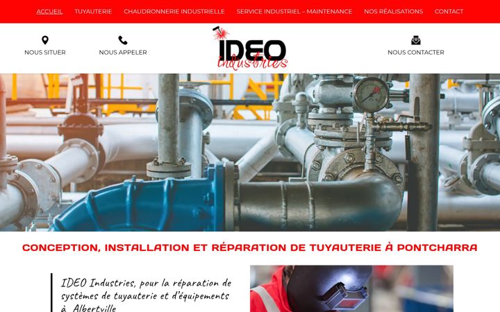 Screenshot of ideo-industries.fr