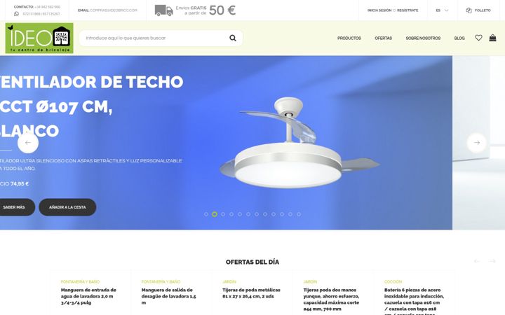 Екранна снимка на ideobrico.com