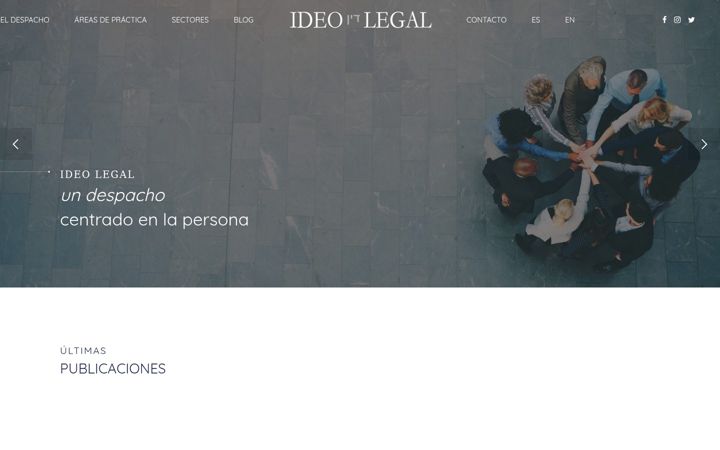 Екранна снимка на ideolegal.com