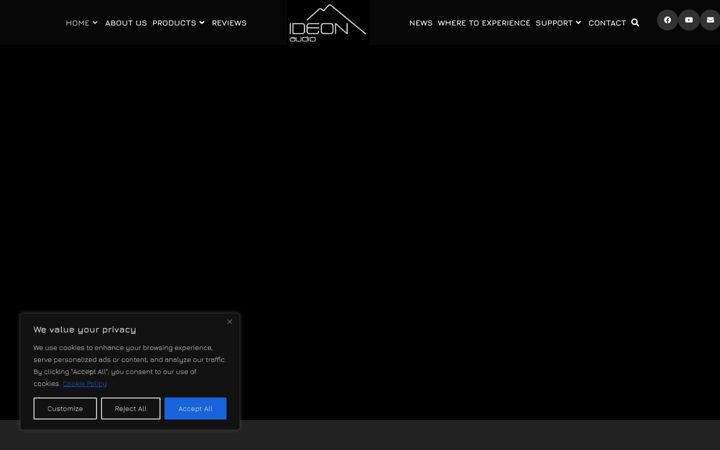 Екранна снимка на ideonaudio.com