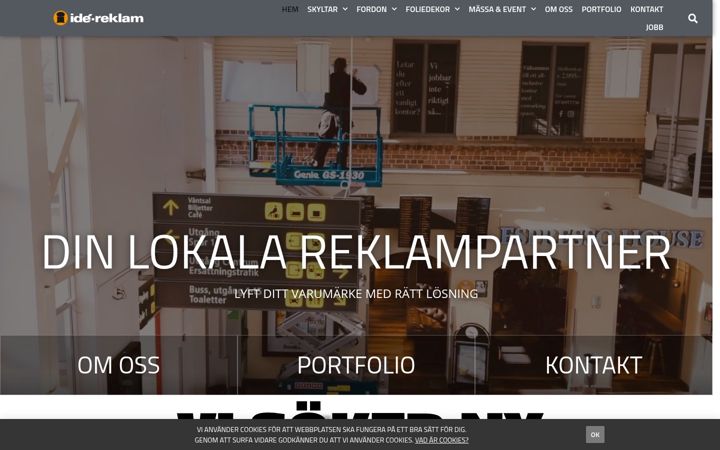 Screenshot stránky idereklam.com