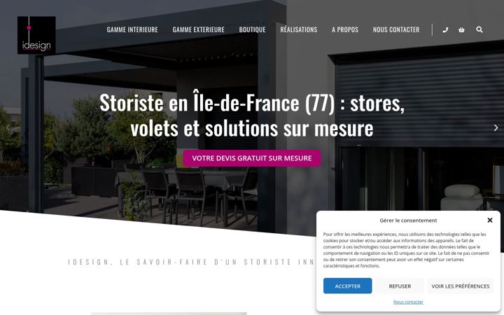 Screenshot of idesign-deco.fr