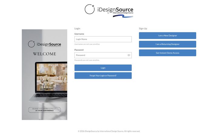 Screenshot of idesignsource.com