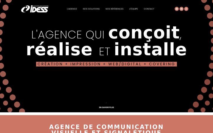 Screenshot of idess.fr