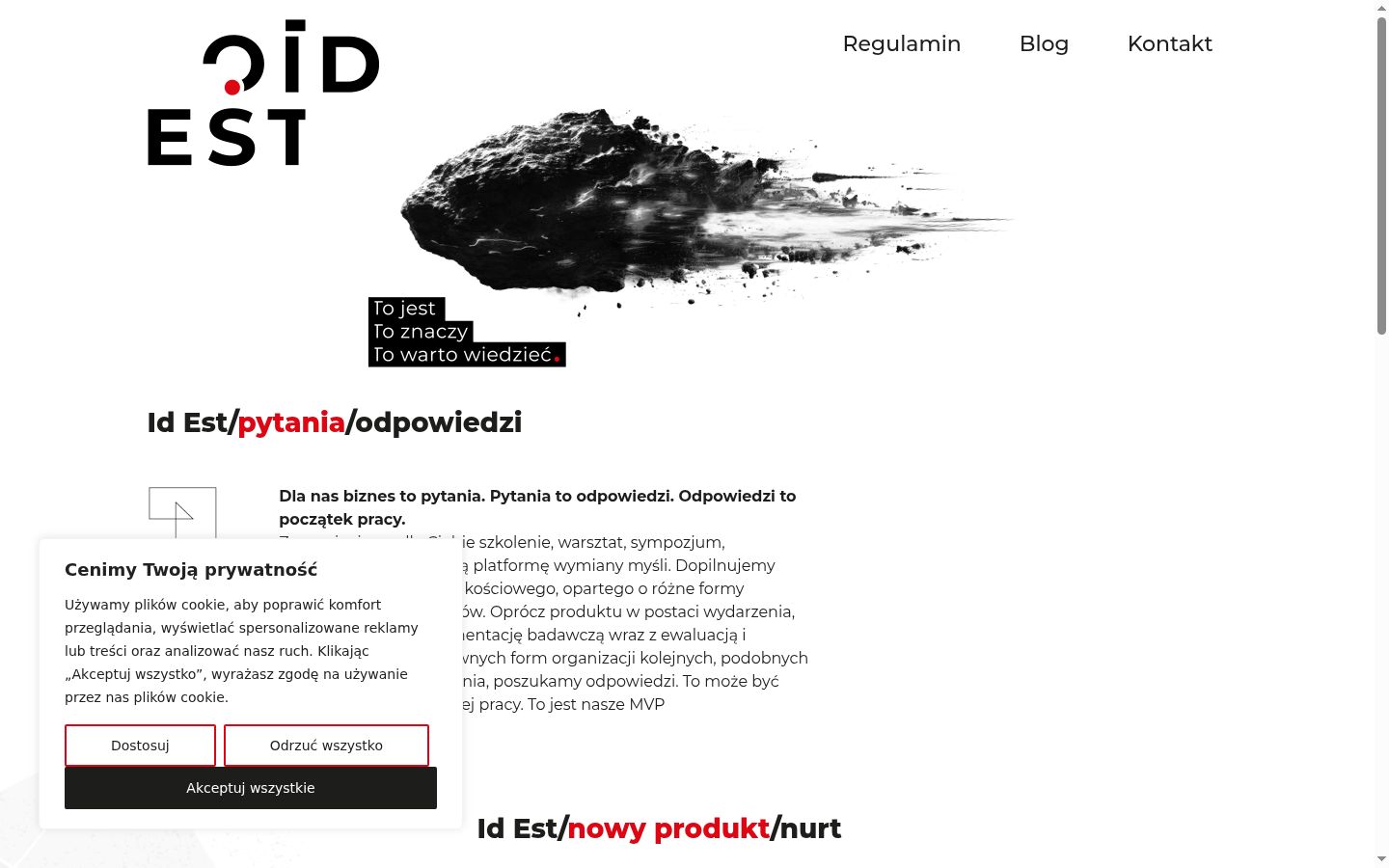 Screenshot des Einwilligungsbanners vor jeglicher Interaktion