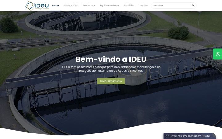 Screenshot of ideu.com.br