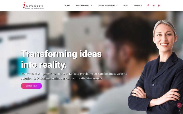 Screenshot of idevelopersindia.com