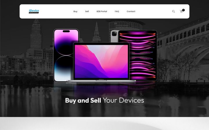 Screenshot of idevicewholesale.com