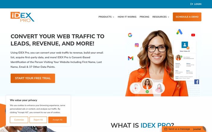 Екранна снимка на idexpro.com