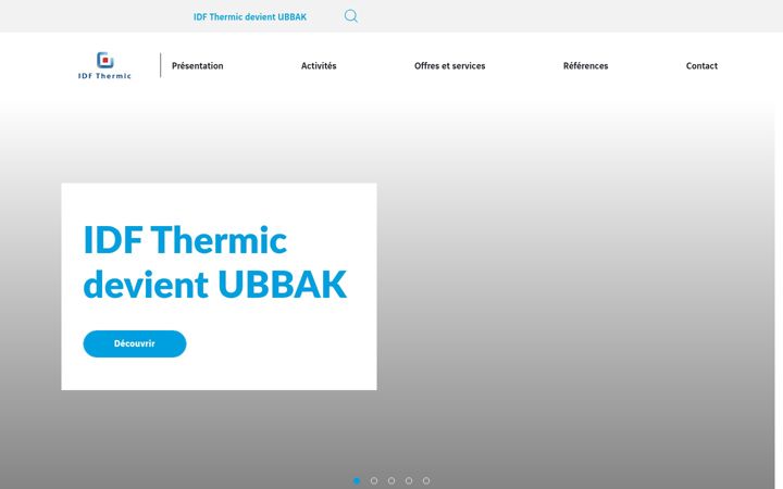 Screenshot of idf-thermic.com