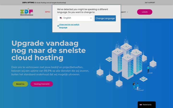 Screenshot of idfnv.net