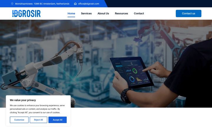 Екранна снимка на idgrosir.com