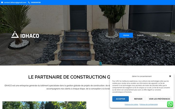 Screenshot of idhaco.com