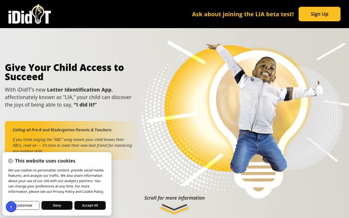 Screenshot of ididit-ed.com