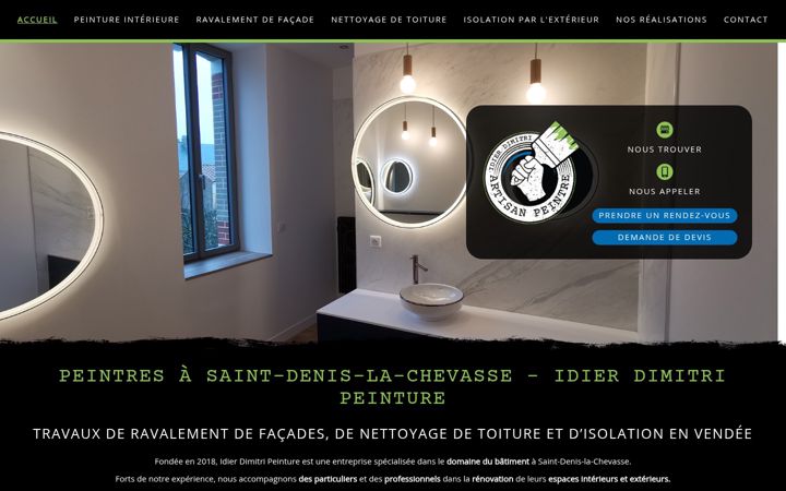 Screenshot of idier-peinture.fr