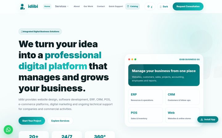 Screenshot of idiibi.com