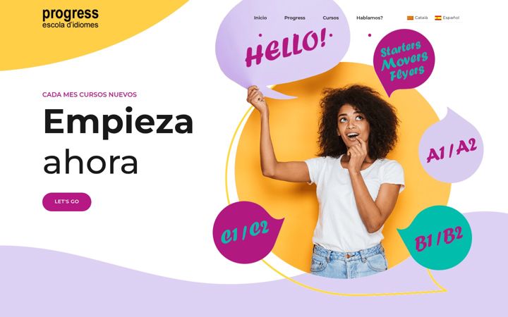 Ekrano kopija idiomesprogress.com