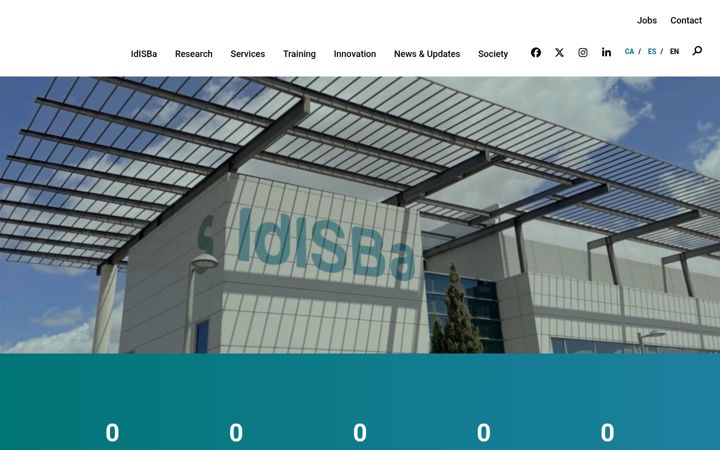 Screenshot of idisba.es