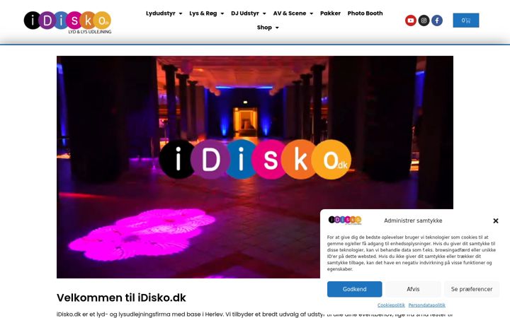 Screenshot of idisko.dk