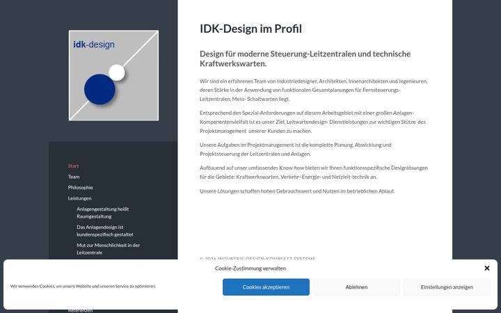 Screenshot of idk-design.de