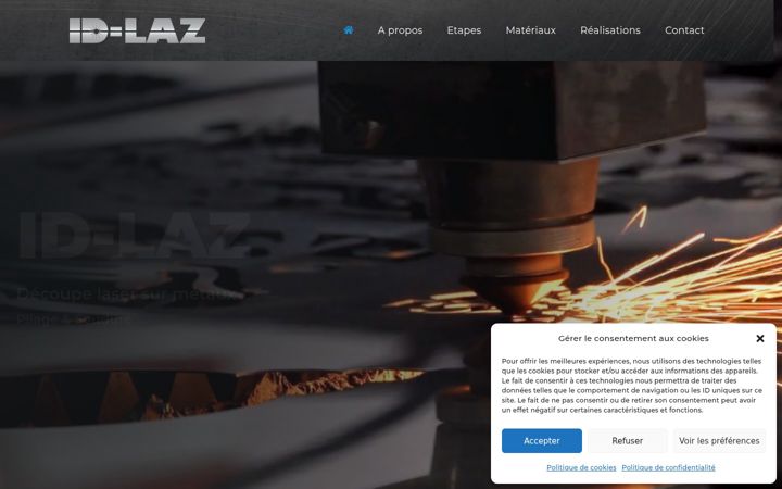 Screenshot of idlaz.fr