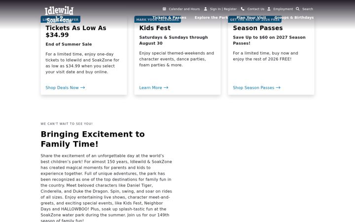 Screenshot of idlewild.com