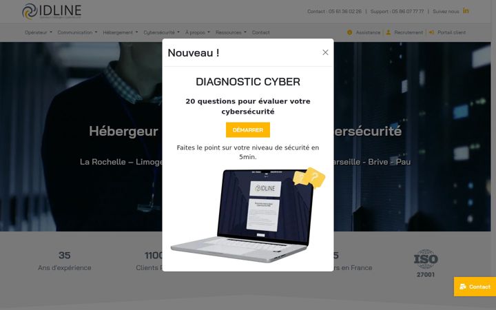 Screenshot of idline.fr