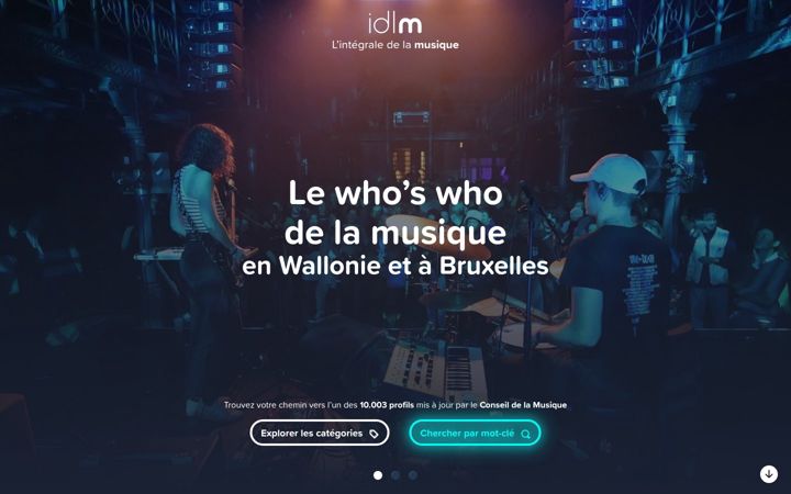 Screenshot of idlm.be