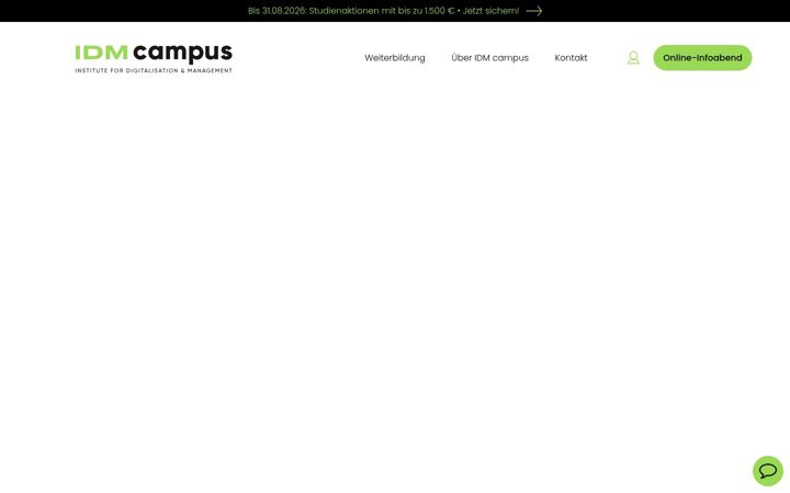Screenshot of idm-campus.at