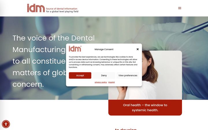Screenshot of idm-vox.org