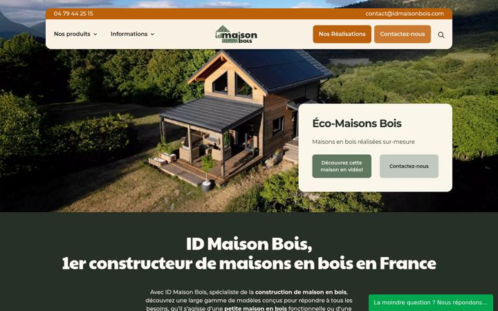 Képernyőkép: idmaisonbois.com