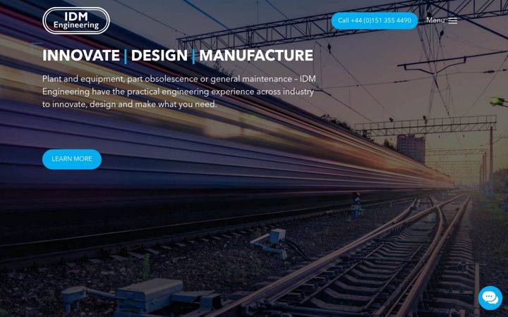 Screenshot of idmengineering.co.uk