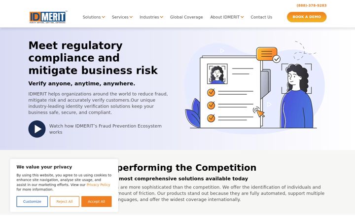 Screenshot of idmerit.com
