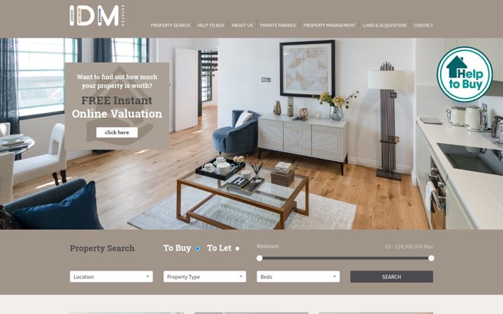 Screenshot of idmestates.com