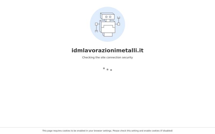 Screenshot of idmlavorazionimetalli.it