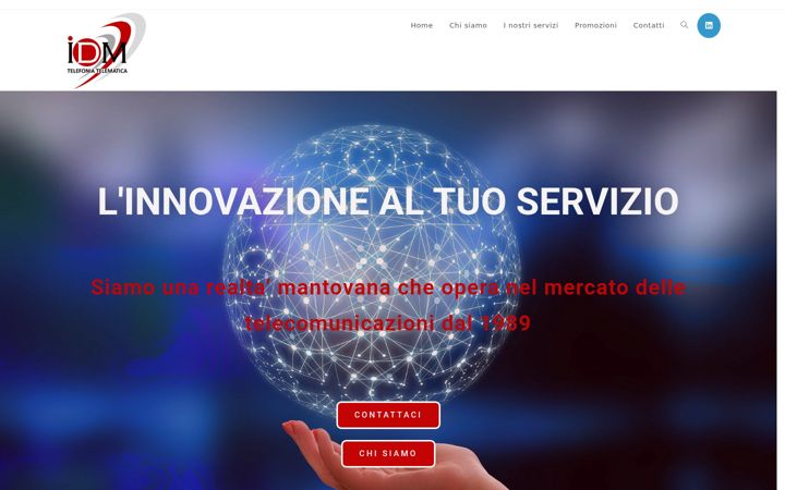 Screenshot of idmtelematica.com
