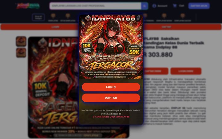 Screenshot of idnplay88.org