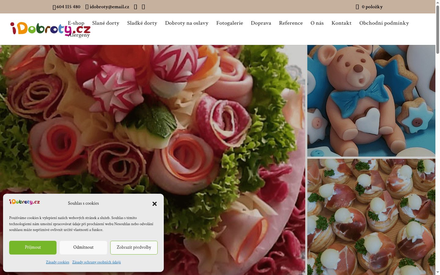 Snímek obrazovky baneru souhlasu zobrazeného před jakoukoli interakcí