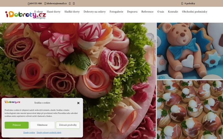 Screenshot of idobroty.cz
